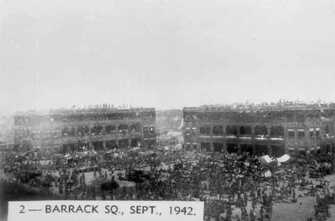 002 - Barrack Sq., Sept., 1942
