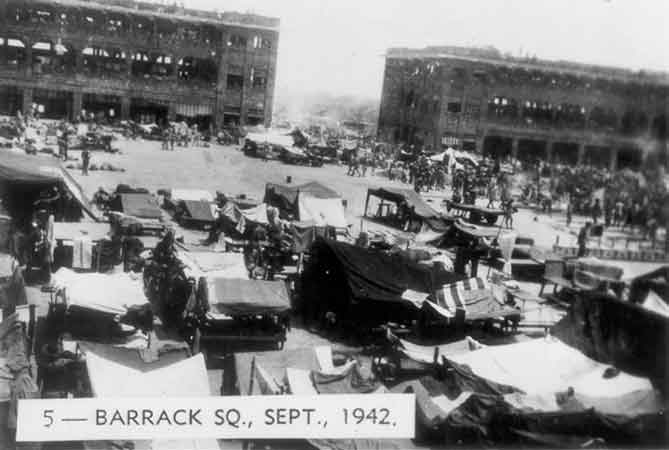005 - Barrack Sq., Sept., 1942

