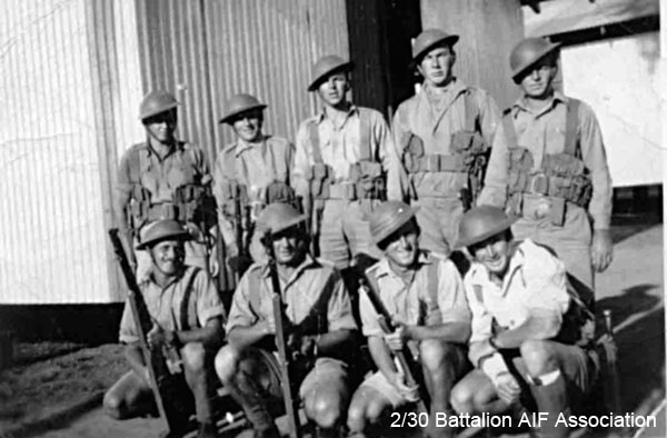 A Company, 8 Platoon
Outside their barracks at Bathurst
