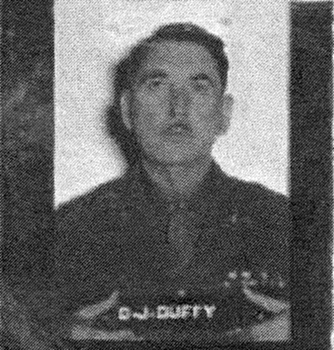2/37501 - DUFFY, Desmond Jack, Lt. Col. 
Served with 2/30 Bn. as NX34792 - Captain Desmond Jack DUFFY. Was the Officer in Charge of "B" Company, which carried out the ambush at Gemencheh Bridge on 14/1/1942.

Promoted to Major on 14/2/1942, and to Lt. Colonel on 1/11/1950. Awarded Military Cross, and Efficiency Decoration.

Retired in 1959 as a Staff Officer at Victoria Barracks. His service medals were donated to Victoria Barracks Museum in 1980. 
Keywords: 20101219a