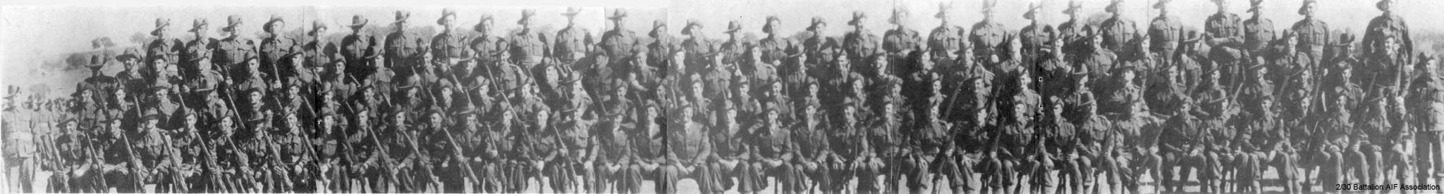 D Company
"D" Company at Bathurst, 1941.
