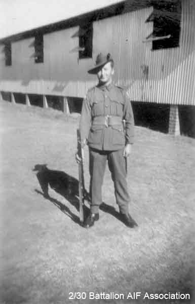 Bathurst Army Camp
NX30642 - TAIT, Francis Earl (Earl), Cpl. - A Company, 9 Platoon
