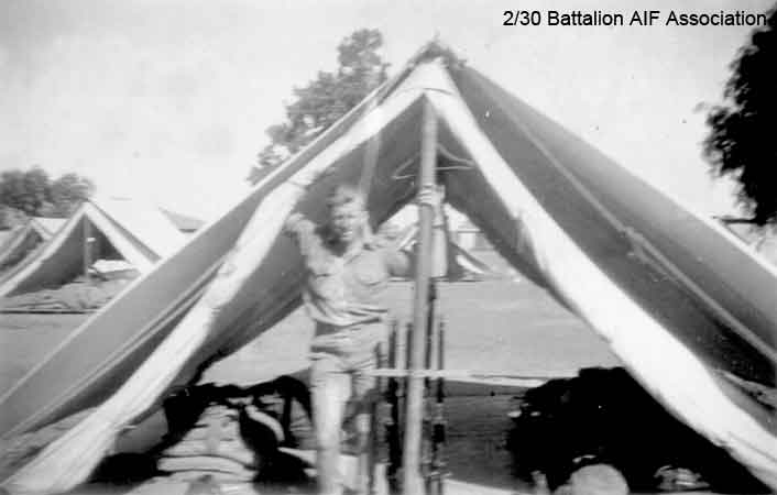 Goulburn Camp
Goulburn Military Camp.

NX27550 - WILSON, David Royce (Doc), A/Cpl. - A Company, 9 Platoon
