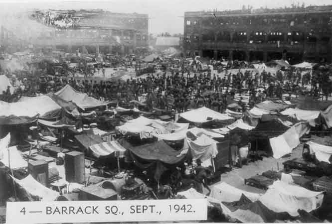 004 - Barrack Sq., Sept., 1942
