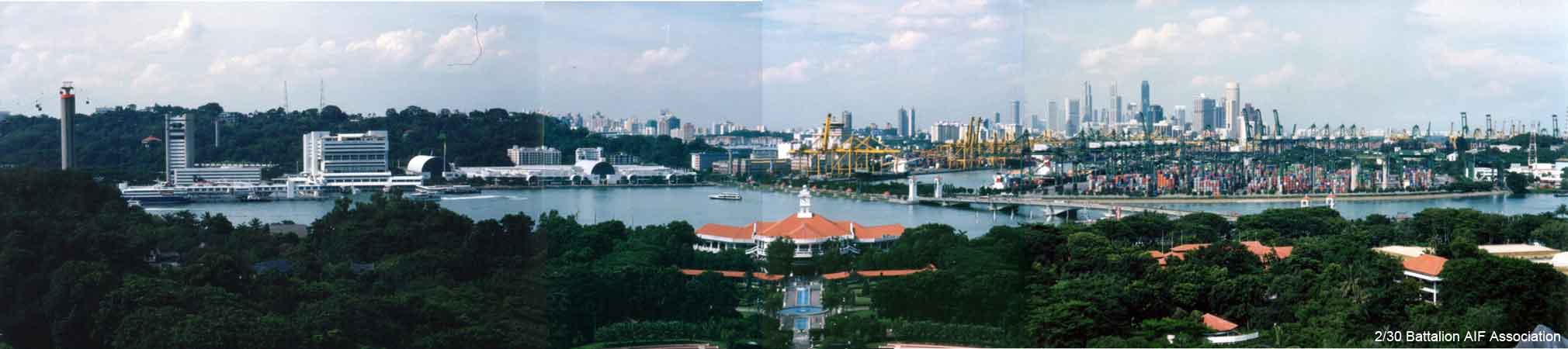 Keppel Harbour, Singapore
Panorama of the cable car station, Jardine Steps, Keppel Harbour and Singapore docks. Taken from the Merlion lookout on Sentosa.
Keywords: 061226