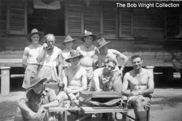 Signals Platoon, Batu Pahat
1. The photographs are to be known as The Bob Wright Collection.
2. Reproduction of the Collection or any part of it is prohibited without written permission.
3. Permission is granted to the 2/30th Batallion Association to reproduce the Collection as it deems appropriate.
4. Permission is granted to the Australian War Memorial Museum to reproduce the Collection as it deems appropriate.
5. All other permission is specifically withheld.
6. Written application for permission to reproduce the Collection, or part of it, may be made to:
Mr I. Wright
95 Hewitt Avenue
Wahroonga 2076 New South Wales

